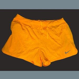 Nike Women's Bright Orange Athletic Shorts